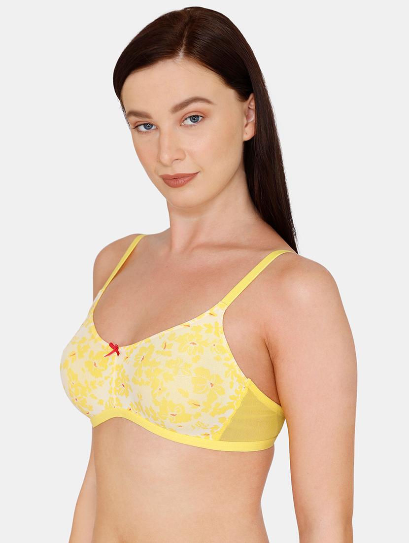yellow net tshirt bra - 17615806 - Zoom Image - 2