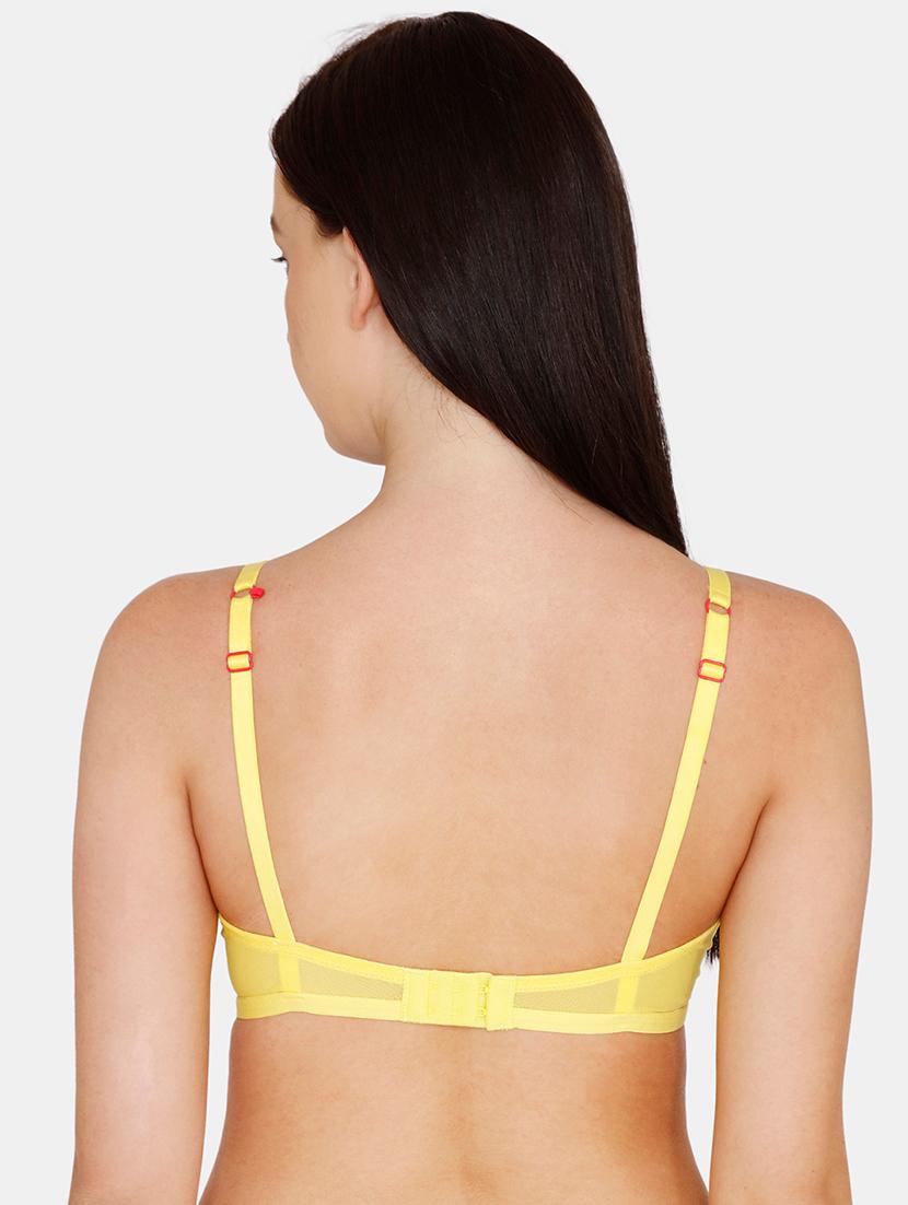 yellow net tshirt bra - 17615806 - Zoom Image - 4