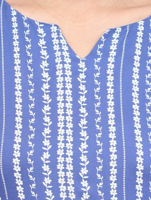 striped straight kurta - 17615827 - Standard Image - 4