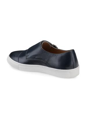blue leather winter shoes sneakers - 17616010 - Standard Image - 3