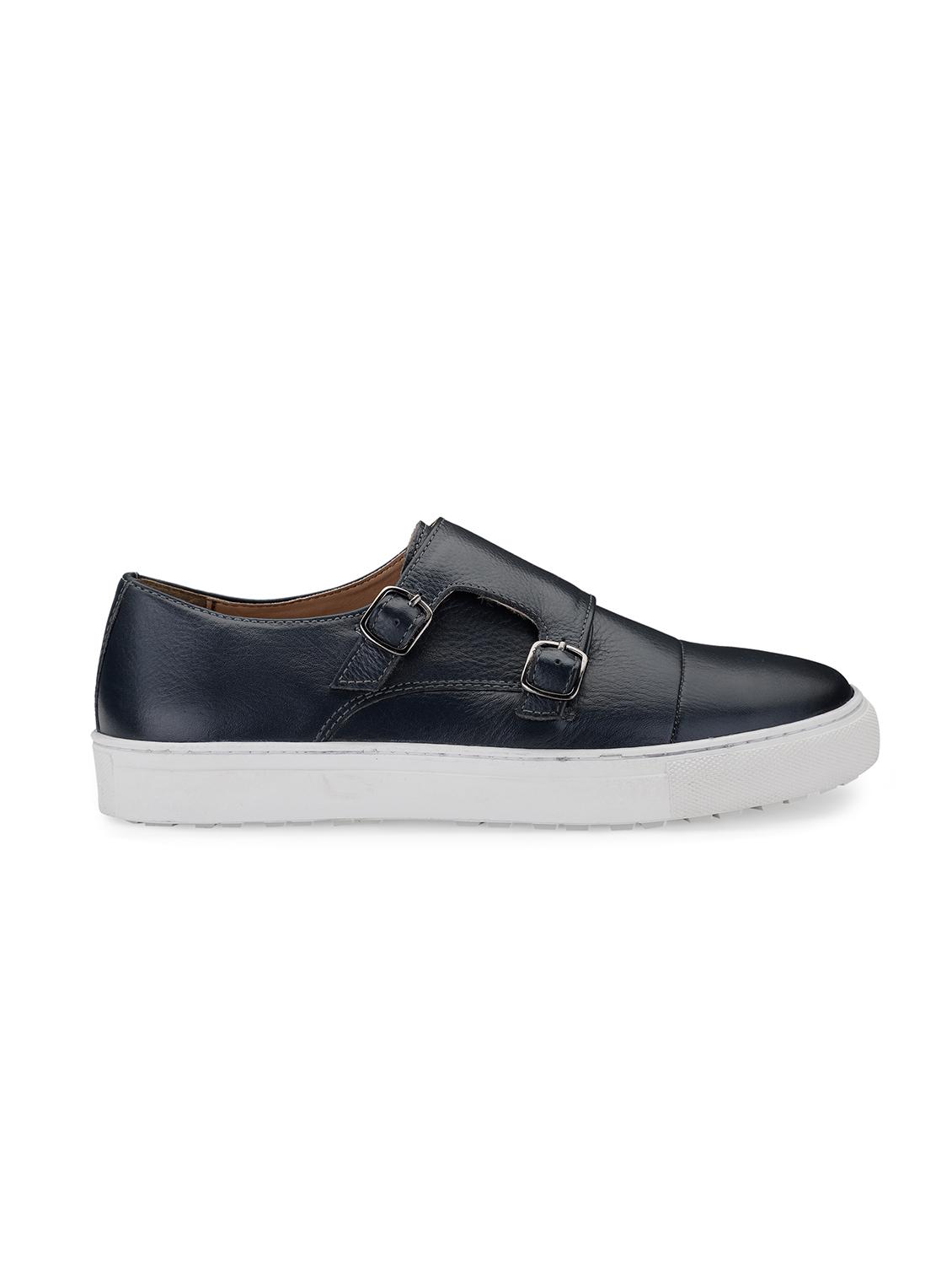 blue leather winter shoes sneakers - 17616010 - Zoom Image - 2