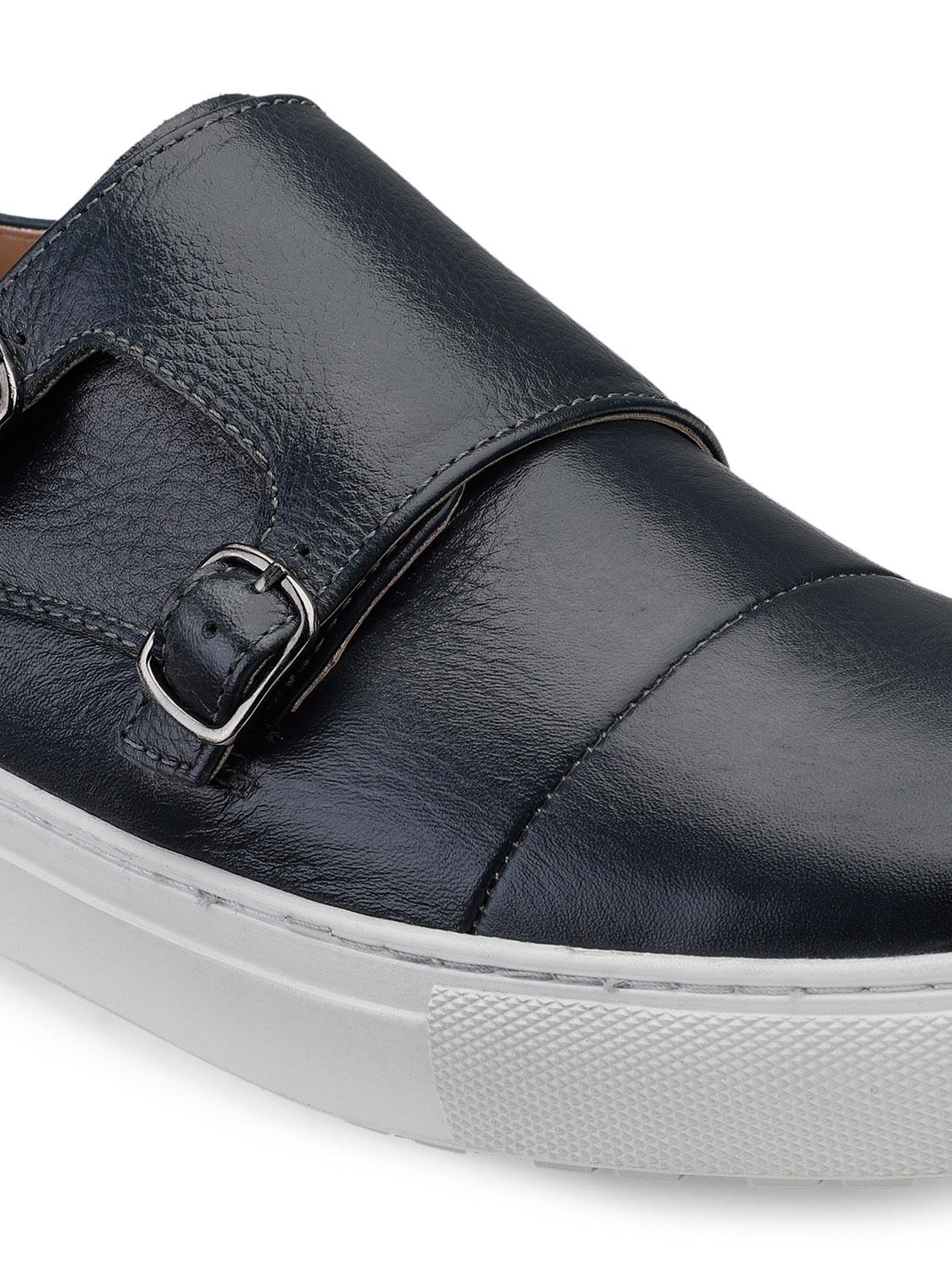 blue leather winter shoes sneakers - 17616010 - Zoom Image - 5