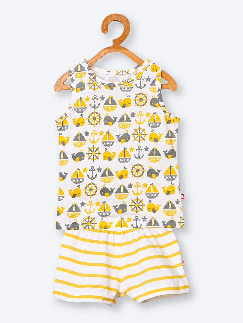 multi colored cotton suit sets twin & dungree - 17616021 - Zoom Image - 1