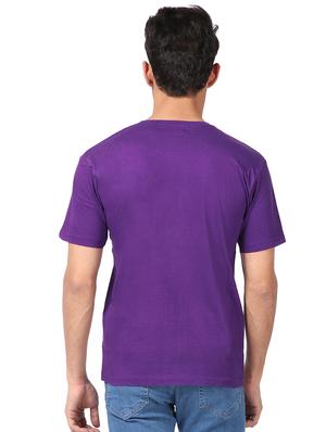 purple printed t-shirt - 17616023 - Standard Image - 2
