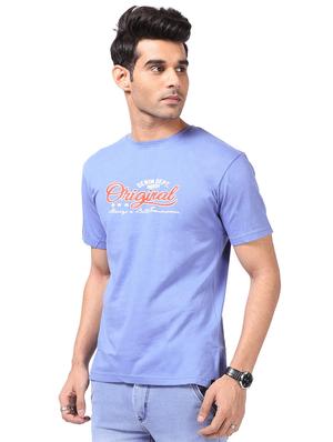 blue printed t-shirt - 17616025 - Standard Image - 2