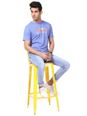 blue printed t-shirt - 17616025 - Standard Image - 4