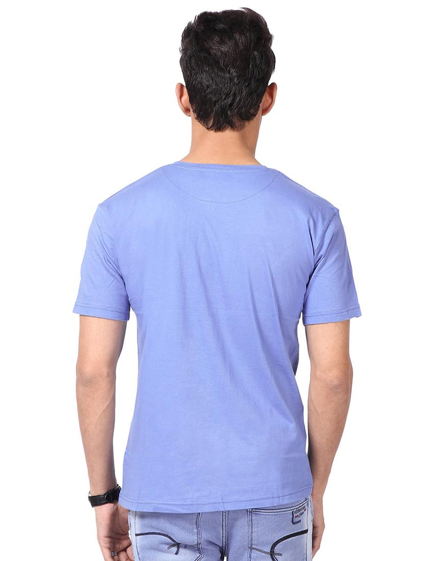 blue printed t-shirt - 17616025 - Zoom Image - 3