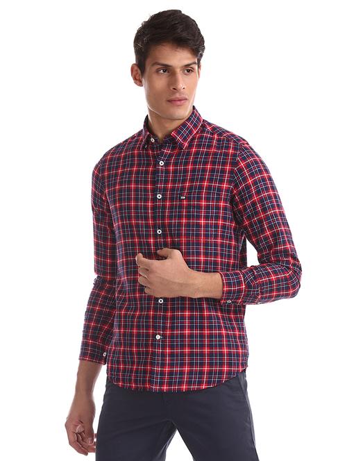 red checkered casual shirt - 17616062 - Standard Image - 1