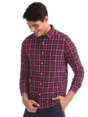 red checkered casual shirt - 17616062 - Standard Image - 2