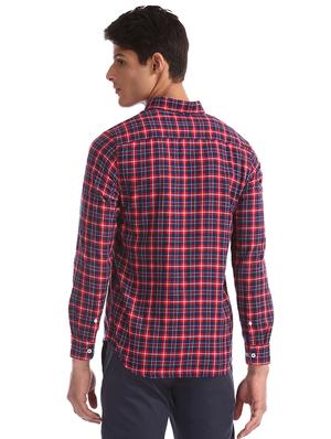 red checkered casual shirt - 17616062 - Standard Image - 3