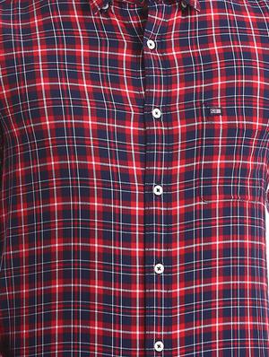 red checkered casual shirt - 17616062 - Standard Image - 5