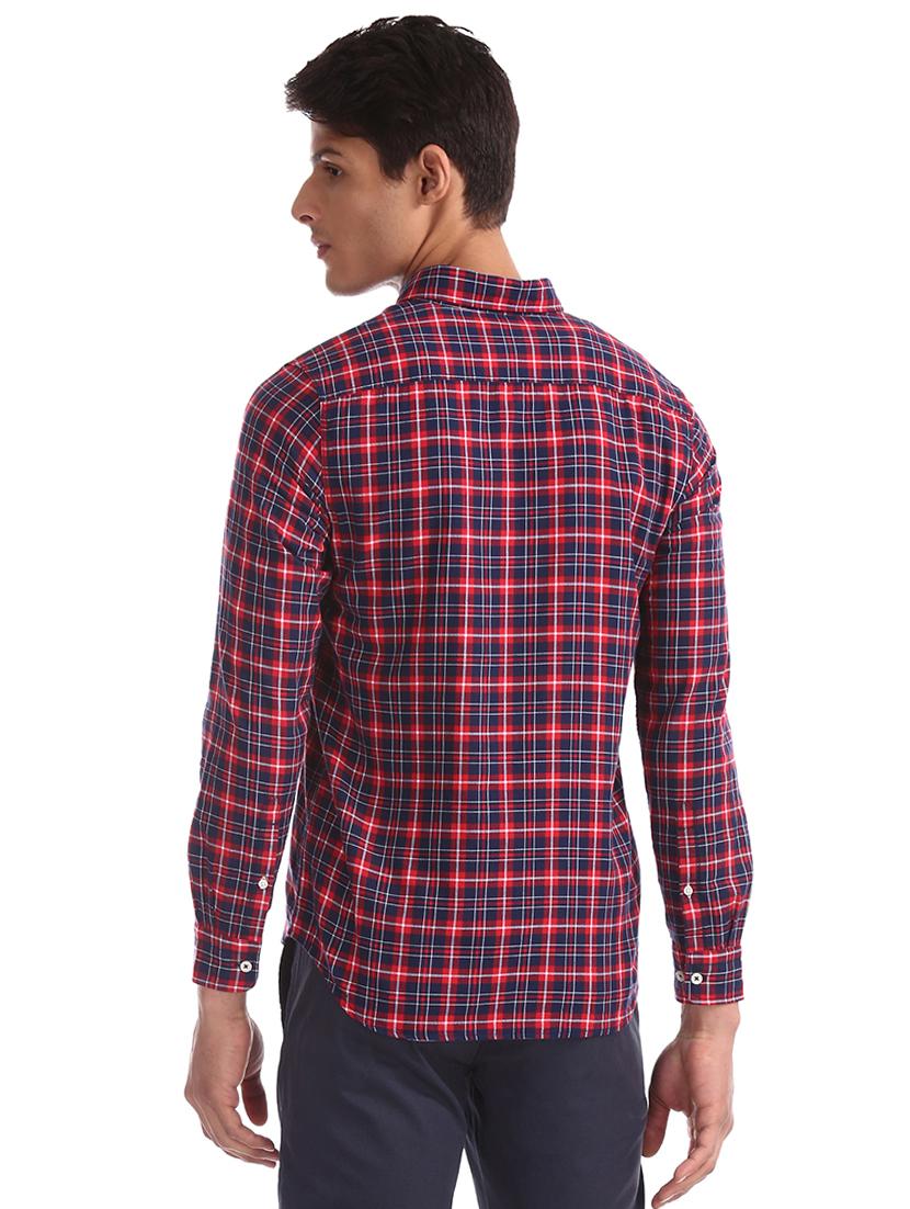 red checkered casual shirt - 17616062 - Zoom Image - 3