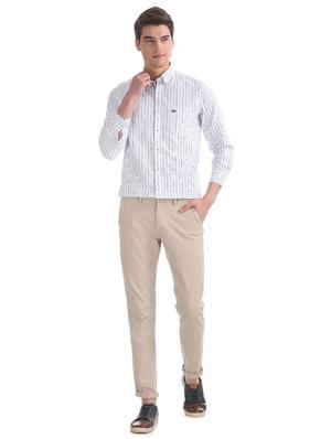 white striped casual shirt - 17616094 - Standard Image - 4