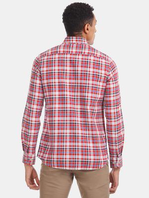red checkered casual shirt - 17616113 - Standard Image - 3