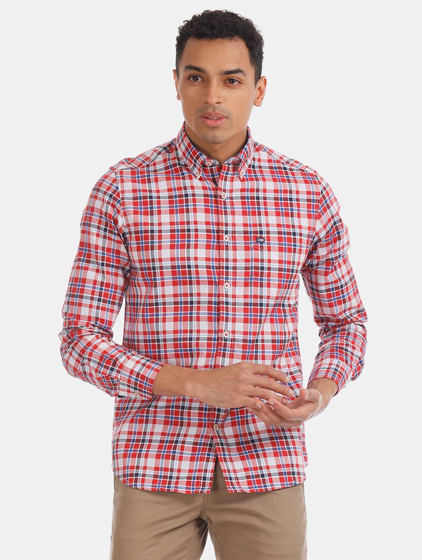 red checkered casual shirt - 17616113 - Zoom Image - 1