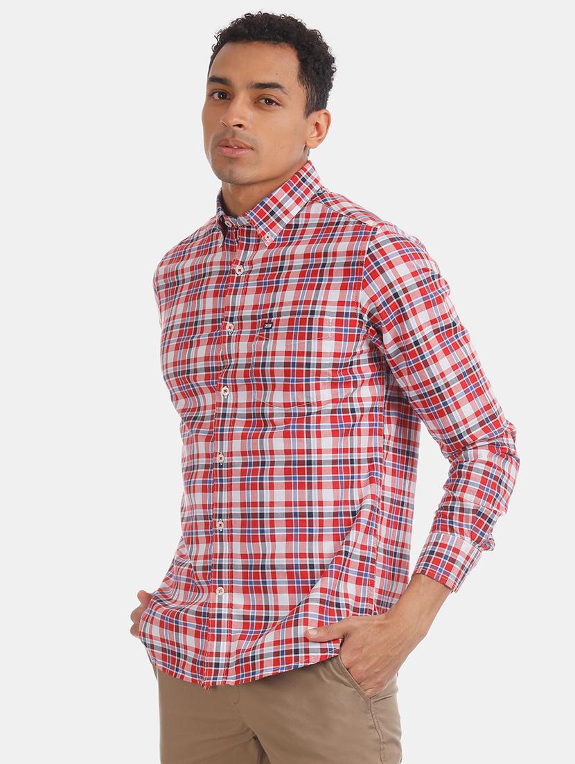 red checkered casual shirt - 17616113 - Zoom Image - 2