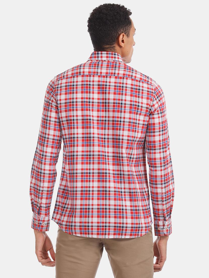red checkered casual shirt - 17616113 - Zoom Image - 3