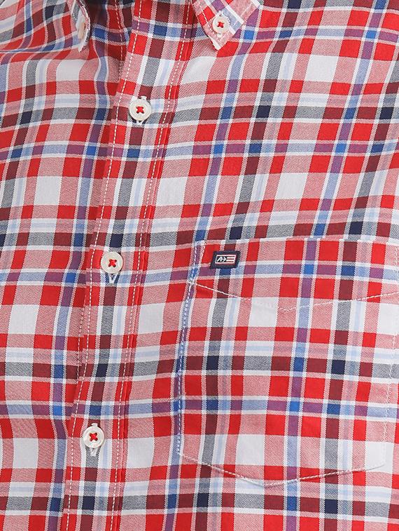 red checkered casual shirt - 17616113 - Zoom Image - 5