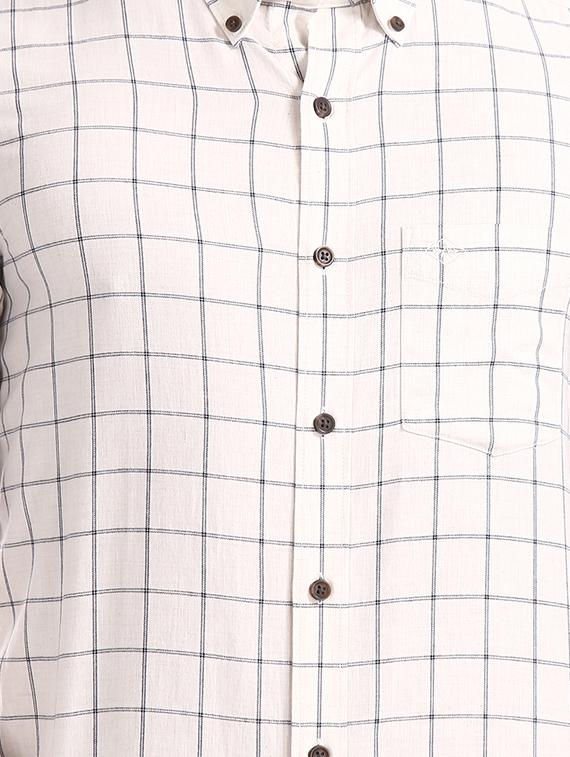white checkered casual shirt - 17616179 - Zoom Image - 5