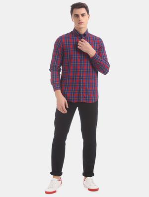 red checkered casual shirt - 17616186 - Standard Image - 4