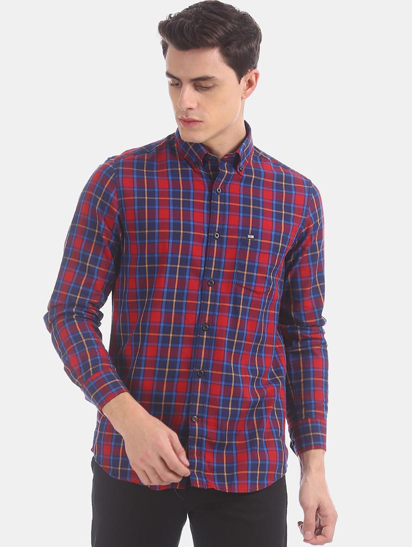 red checkered casual shirt - 17616186 - Zoom Image - 1