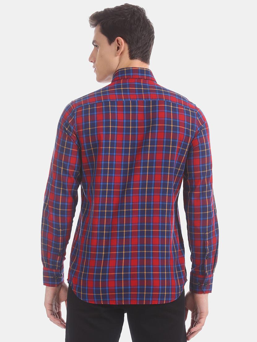 red checkered casual shirt - 17616186 - Zoom Image - 3