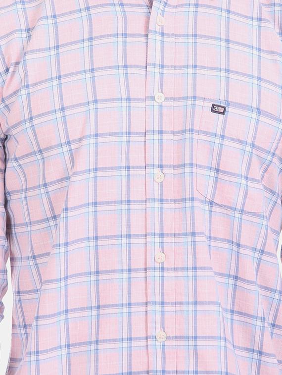 pink checkered casual shirt - 17616196 - Zoom Image - 5