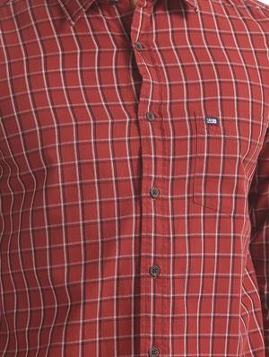 red checkered casual shirt - 17616204 - Standard Image - 5