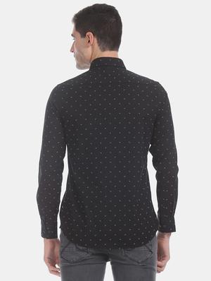 black printed casual shirt - 17616215 - Standard Image - 3