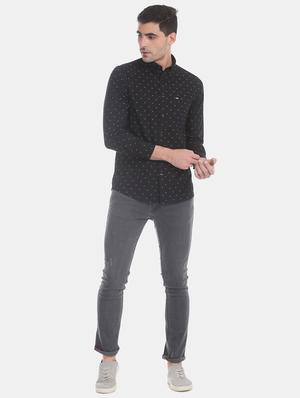 black printed casual shirt - 17616215 - Standard Image - 4