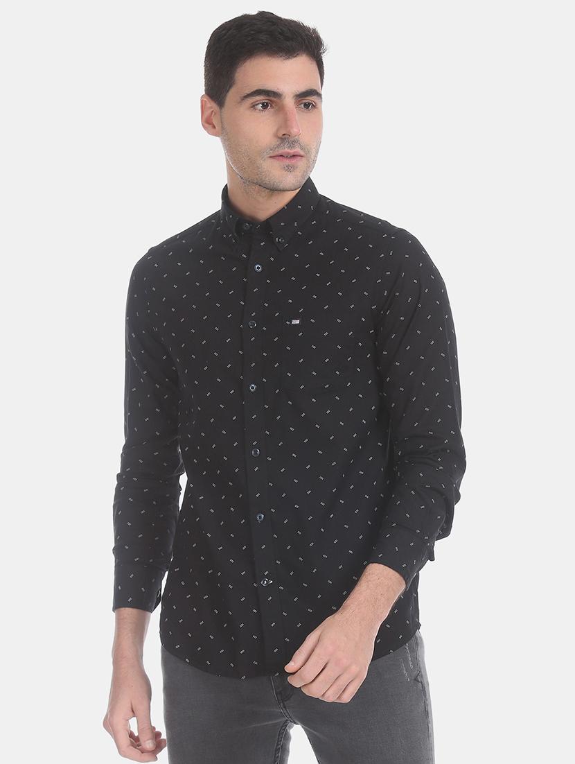 black printed casual shirt - 17616215 - Zoom Image - 1