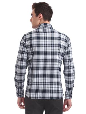 blue checkered casual shirt - 17616234 - Standard Image - 3