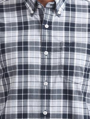 blue checkered casual shirt - 17616234 - Standard Image - 5