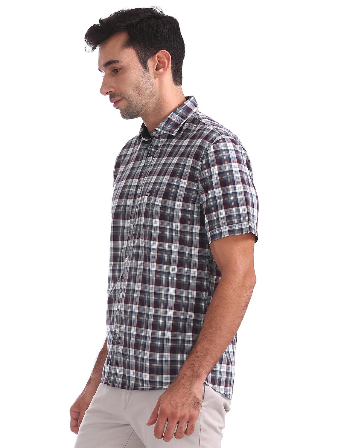 multi colored checkered casual shirt - 17616251 - Zoom Image - 2