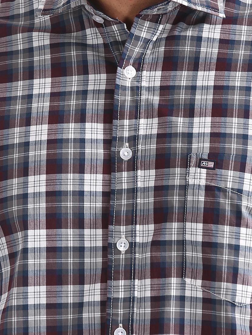 multi colored checkered casual shirt - 17616251 - Zoom Image - 5
