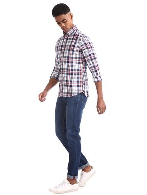 white checkered casual shirt - 17616283 - Standard Image - 4