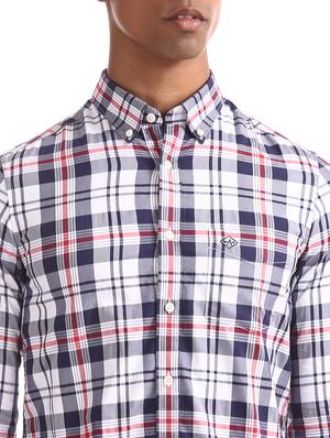 white checkered casual shirt - 17616283 - Standard Image - 5