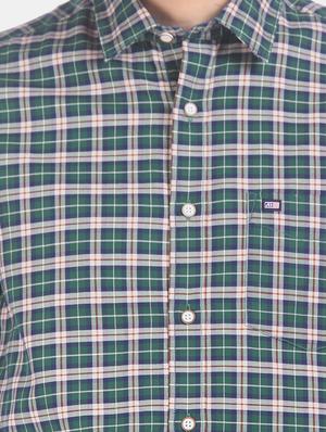 green checkered casual shirt - 17616349 - Standard Image - 5