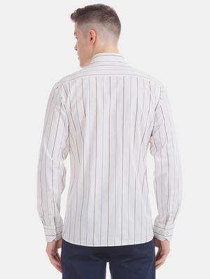 white striped casual shirt - 17616361 - Standard Image - 3