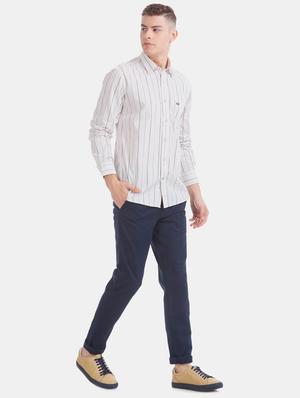 white striped casual shirt - 17616361 - Standard Image - 4