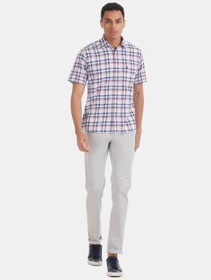 white checkered casual shirt - 17616410 - Standard Image - 4