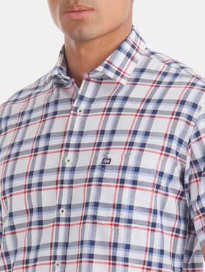 white checkered casual shirt - 17616410 - Standard Image - 5
