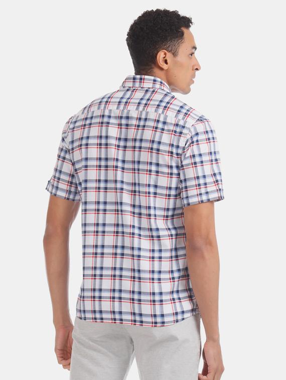 white checkered casual shirt - 17616410 - Zoom Image - 3