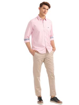pink checkered casual shirt - 17616465 - Standard Image - 4
