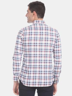 white checkered casual shirt - 17616470 - Standard Image - 3