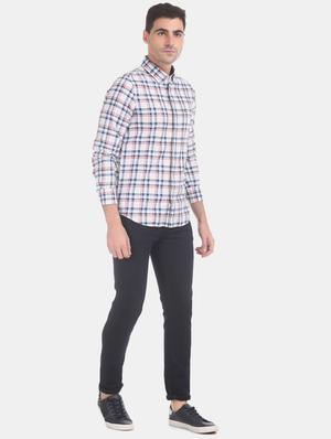 white checkered casual shirt - 17616470 - Standard Image - 4