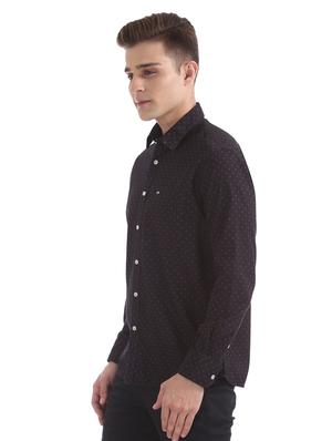 black printed casual shirt - 17616481 - Standard Image - 2