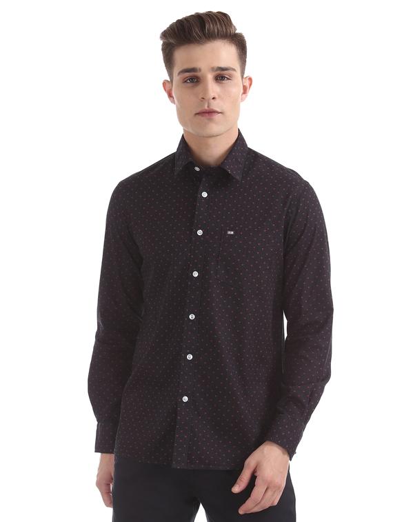 black printed casual shirt - 17616481 - Zoom Image - 1