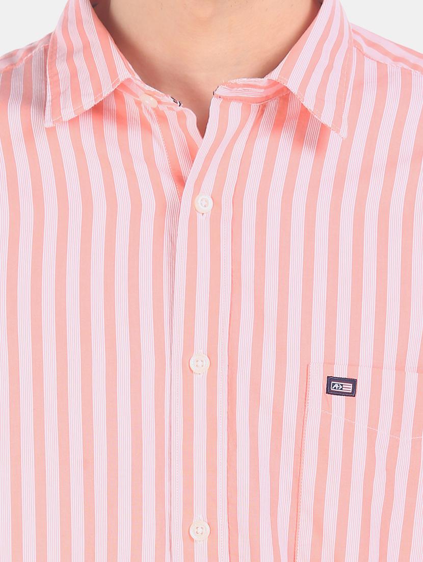 pink striped casual shirt - 17616533 - Zoom Image - 6