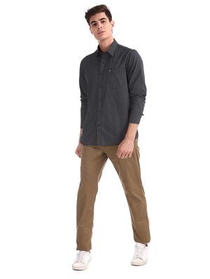 blue printed casual shirt - 17616612 - Standard Image - 5